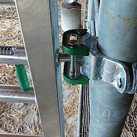 Zámek pro stájové brány JOURDAIN Surlock - jednoduchý pro sloupek 102 mm