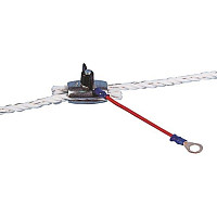 Propojovací kabel pro elektrické ohradníky - zdroj/lanko 150 cm