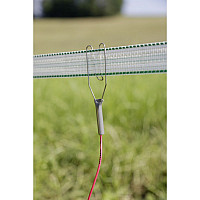 Propojovací kabel pro elektrické ohradníky - zdroj/páska 125 cm