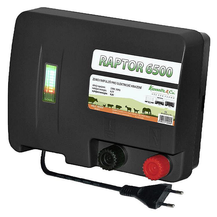 síťový zdroj pro elektrický ohradník Raptor 6500