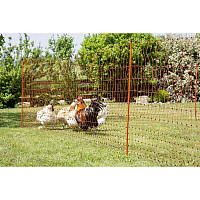 Vodivá síť pro drůbež PoultryNet 106 cm oranžová 50 m dvojitá špička