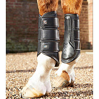Chrániče Premier Equine Carbon Air-Tech - černé, pár