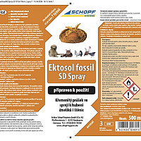 Křemenitý prášek ve spreji SCHOPF Ektosol fossil 500 ml