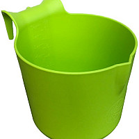 Závěsný žlab OK Plast kruhový s výlevkou 8 l světle zelený
