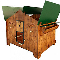 Kurník pro slepice POLLY FARM EVOLUTION 3XL laminátový
