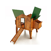 Kurník pro slepice POLLY DUPLEX 4XL laminátový