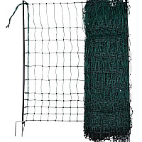 Vodivá síť pro drůbež PoultryNet 106 cm x 15 m zelená dvojitá špička