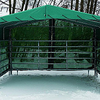 Mobilní přístřešek pro zvířata ALM 3 x 3,6 m