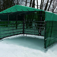 Mobilní přístřešek pro zvířata ALM 3 x 3,6 m