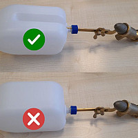 Ventil pro napájecí žlaby 1/2" 600 a 1000 l prodloužený