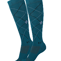 Jezdecké podkolenky ELT Argyle petrolejové