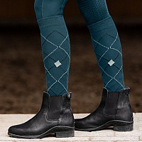 Jezdecké podkolenky ELT Argyle petrolejové