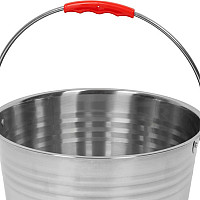 Nerezový kbelík s madlem Strend Pro