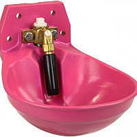 Misková napáječka pro koně a telata SUEVIA 12P 3/4" růžová
