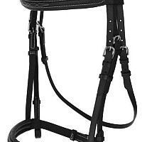 Uzdečka kožená Covalliero Classic černá vel. full