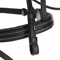 Uzdečka kožená Covalliero Classic černá vel. full