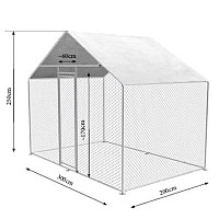 Výběh pro drůbež ZM 3x2x2,45 m