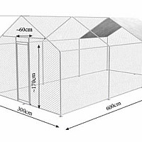 Výběh pro drůbež ZM 3x6x2,45 m