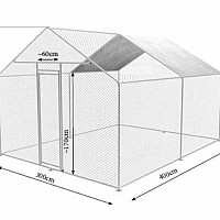 Výběh pro drůbež ZM 3x4x2,45 m