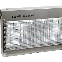Elektrický lapač hmyzu EcoKill nerez IPX4 2x15 W