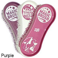 Kartáč na koně MAGIC Brush celoplastový různé barvy