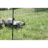 Vodivá síť pro drůbež PoultryNet 106 cm x 50 m zelená dvojitá špička