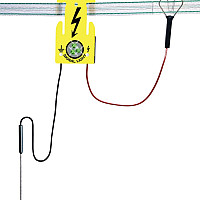 Signální světlo pro elektrické ohradníky - žluté