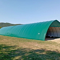 oblouková hala 12,4 x 50 m