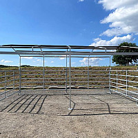 Přístřešek mobilní pro zvířata ALM široký 3,6 x 7,2 m