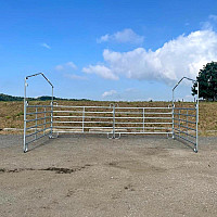Přístřešek mobilní pro zvířata ALM široký 3,6 x 7,2 m