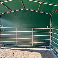 Přístřešek mobilní pro zvířata ALM široký 3,6 x 7,2 m