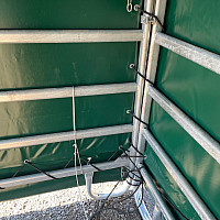 Přístřešek mobilní pro zvířata ALM široký 3,6 x 7,2 m