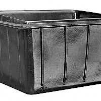 Závěsný gumový žlab 20 litrů hranatý