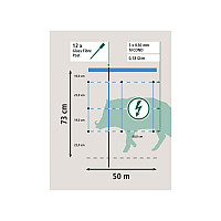 Vodivá síť proti divoké zvěři 63 cm