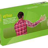 Rukavice veterinární VETtop 100 ks jednorázové