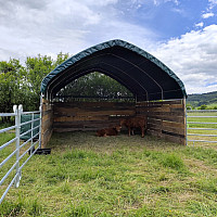 Mobilní přístřešek 6x6 m na stojnách