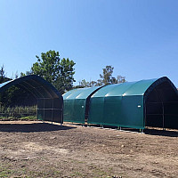 Mobilní přístřešek 6x6 m na stojnách