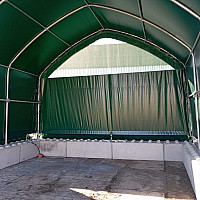 Mobilní přístřešek 6x6 m na stojnách