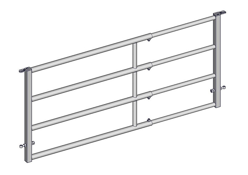 Pevná zábrana pro skot Jourdain EX4 nastavitelná - 2/3