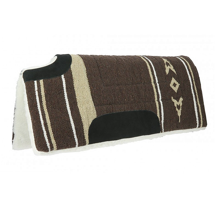 Westernová deka NAVAJO vykrojená s beránkem 76 x 76 cm