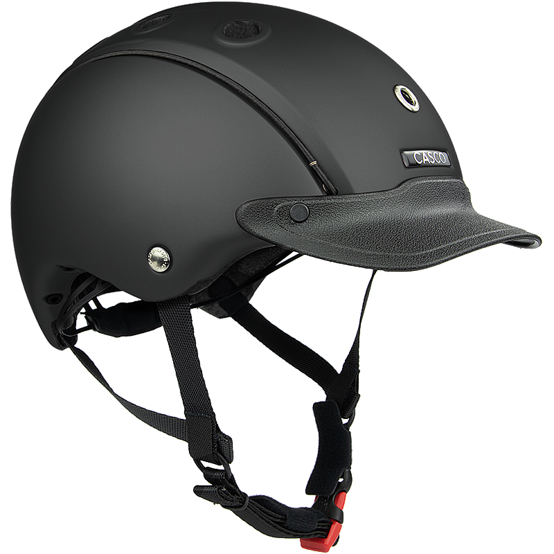 Dětská bezpečnostní přilba CASCO Choice Turnier černá vel. 52-56 cm