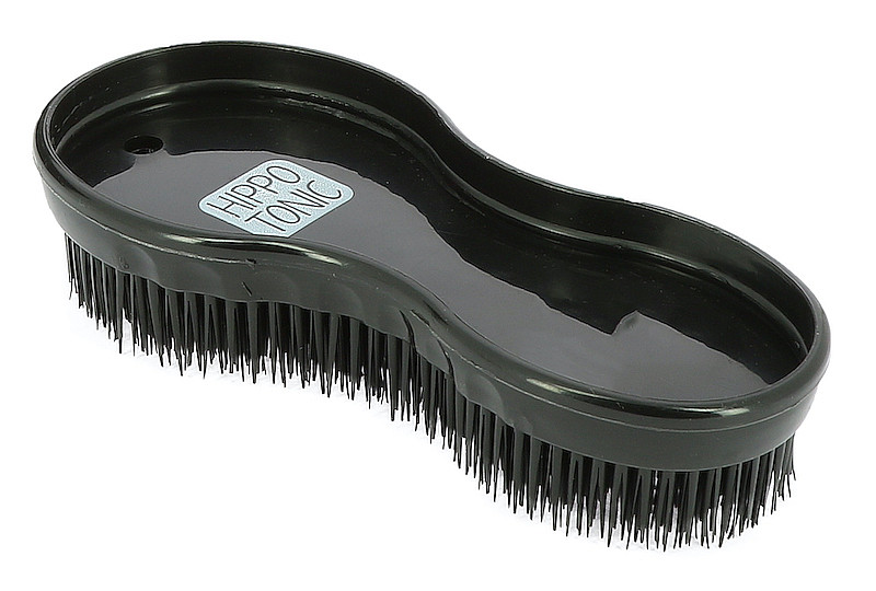 Kartáč pro koně Hippotonic Multiuse celoplastový černý