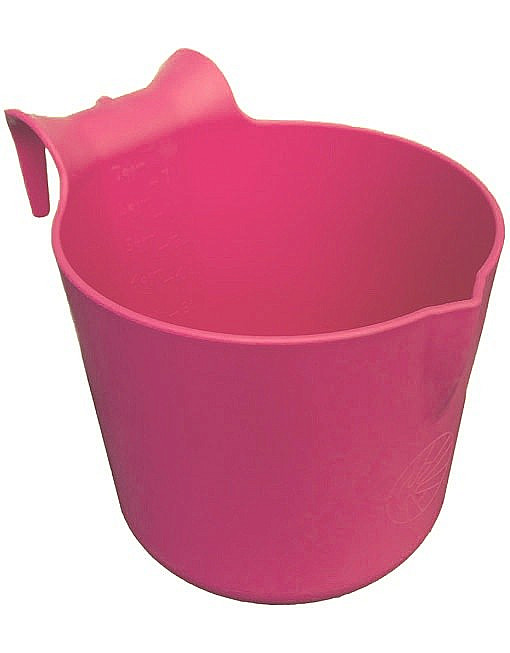 Závěsný žlab OK Plast kruhový s výlevkou 8 l růžový