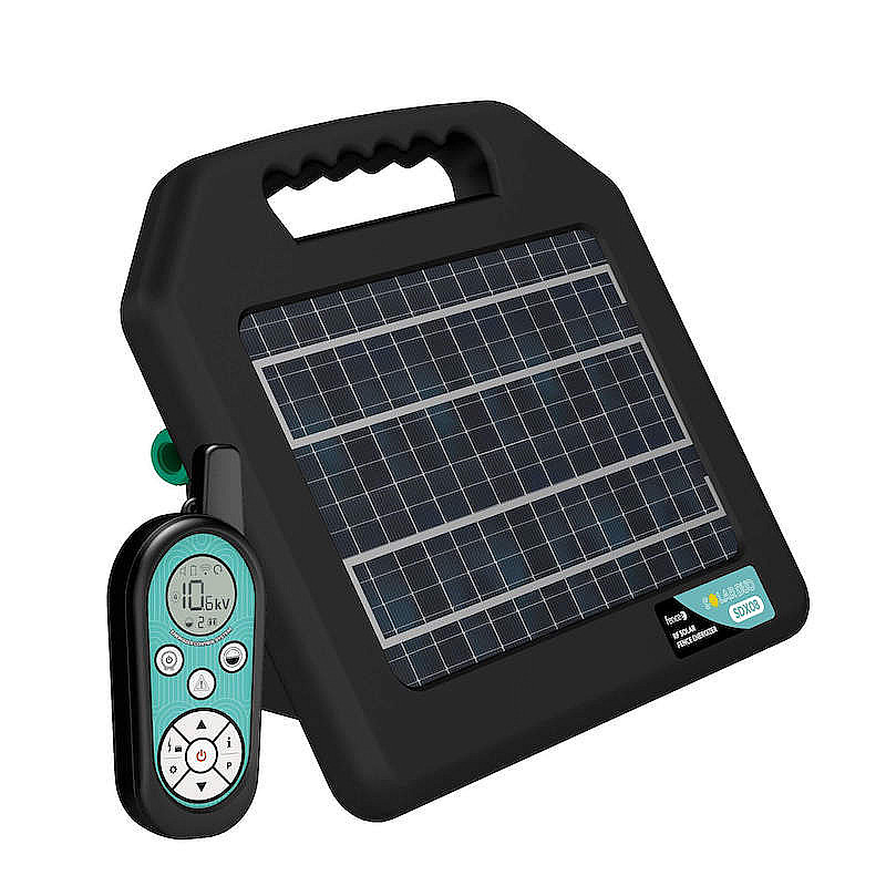 Solární zdroj pro elektrické ohradníky fencee solar DUO RF SDX08 + ovladač