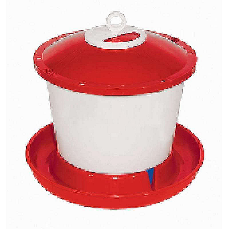 Kbelíková napáječka pro drůbež s plovákem závěsná 9 l