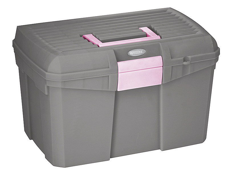 Box na čištění Hippotonic šedo-růžový