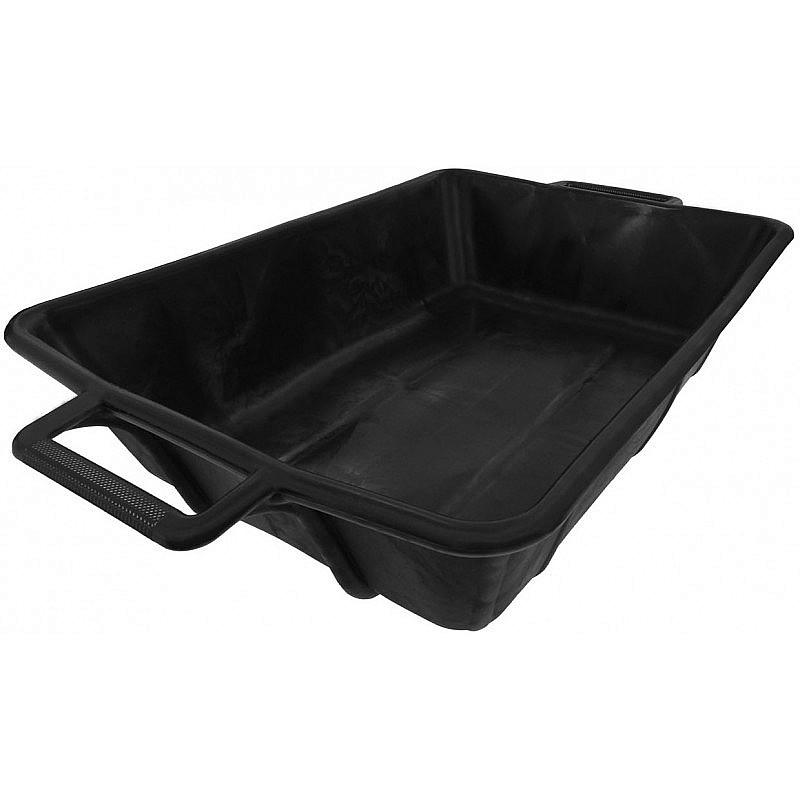 Krmná mísa s úchyty gumová 32 l hranatá