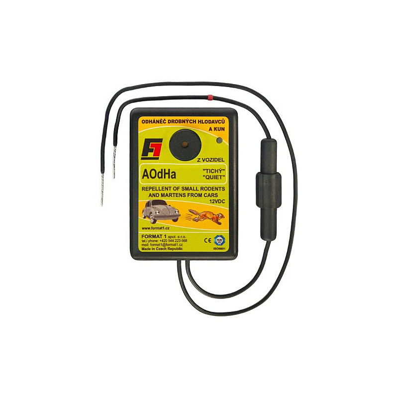 Plašič na myši a kuny do auta AOdHa/s slyšitelný