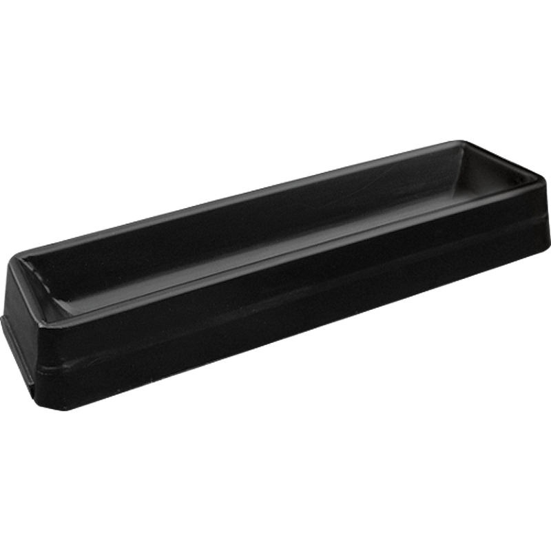 Plastový žlab na krmení JFC černý 100x30x15 cm 15 l