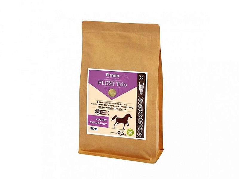 Doplňkové krmivo pro koně FITMIN Flexi Trio 500 g
